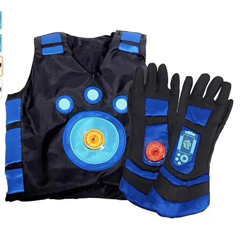 Wild Kratts Creature Power Suit, Chris Martin per 4-6 anni Cosplay dress boys Wild Kratts Costume Cosplay Creature Power Suit