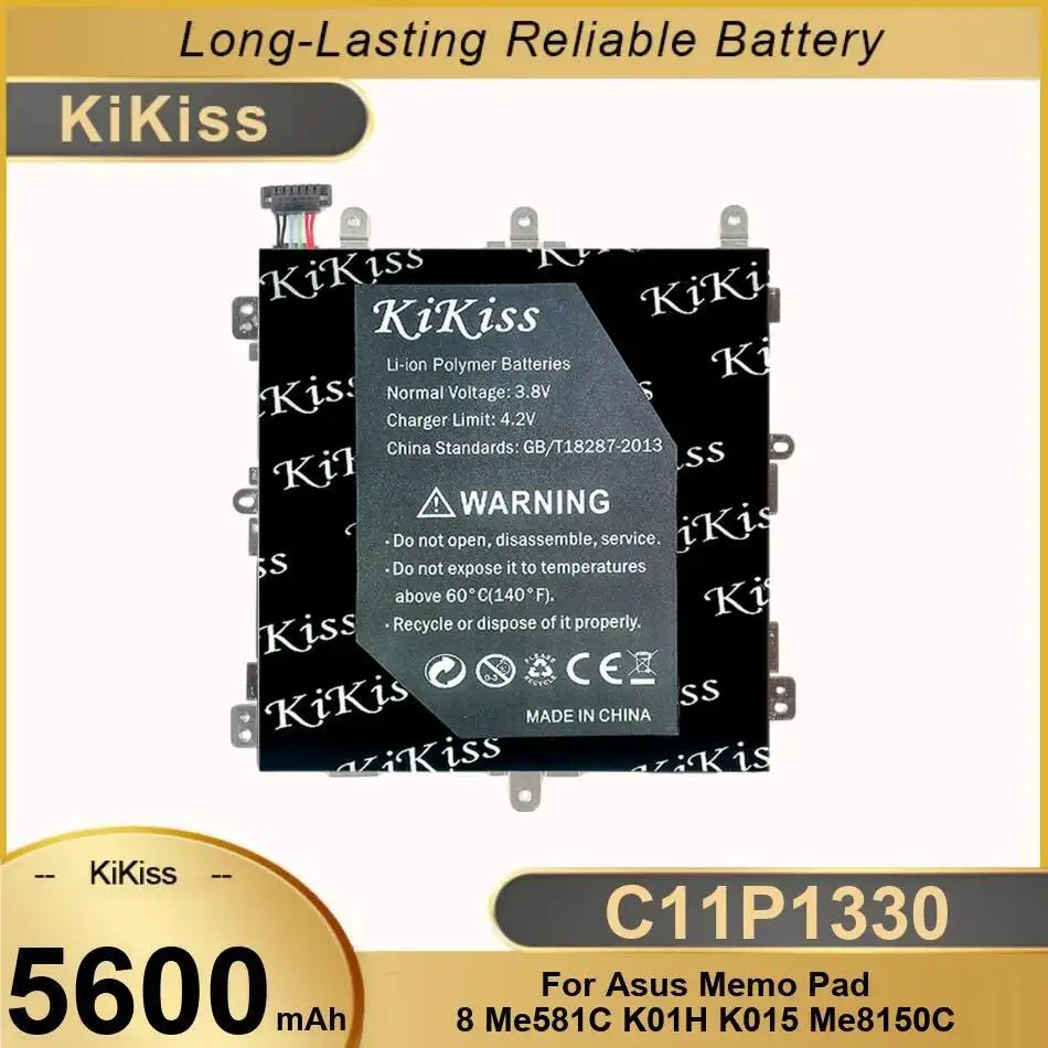 

Tablet Battery For Asus Memo Pad 8 ME581C K01H K015 ME8150C 5600Mah C11P1330 Fast Charging Long Lasting