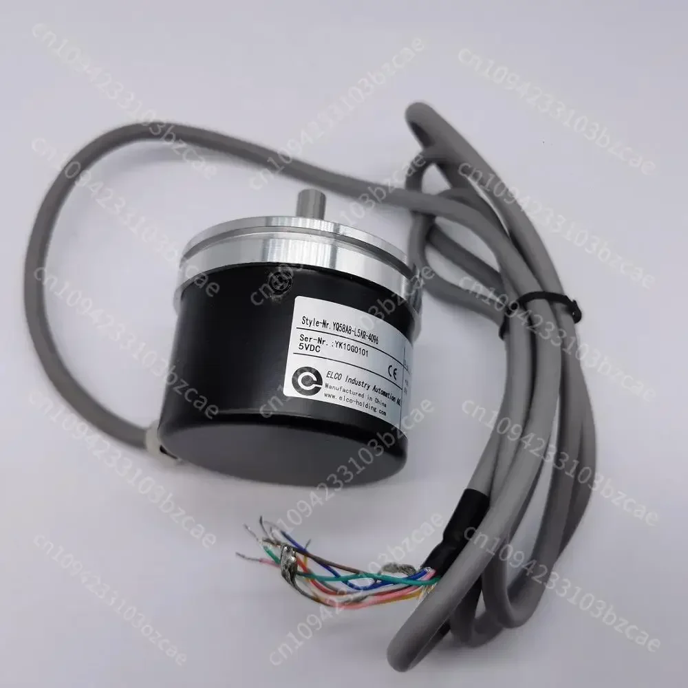 IN STOCK Original YQ58A8-L5AR-4096 Solid Shaft Rotary Encoder 5v 4096ppr Resolution High Quality Encoders Product