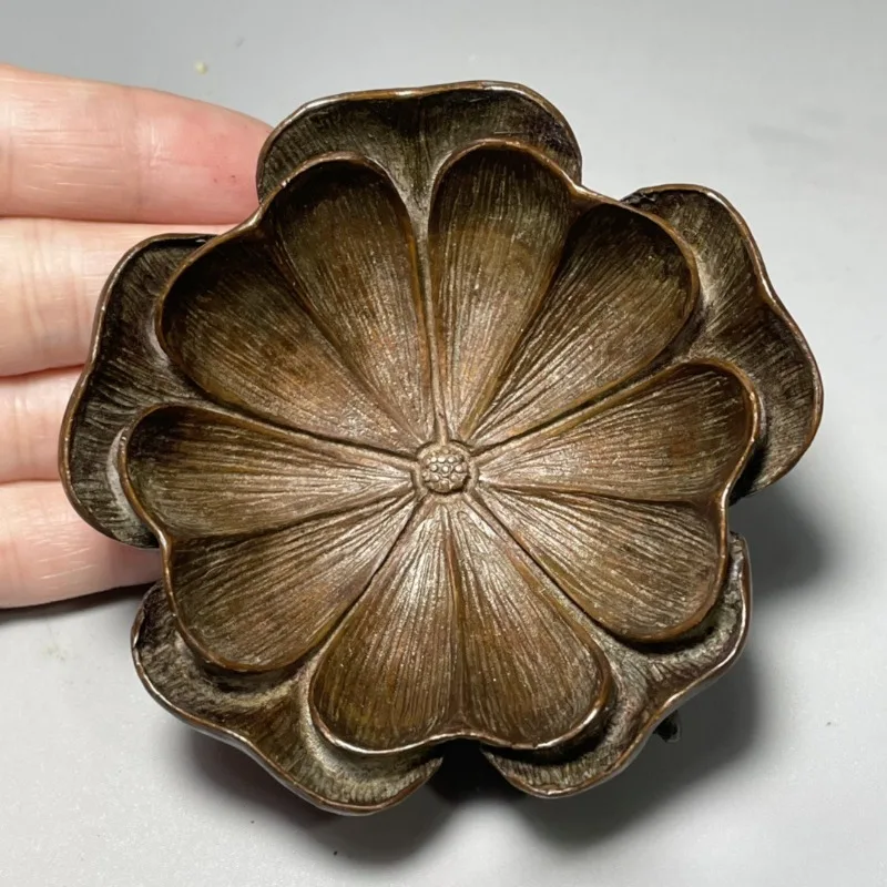 Retro Magnolia Petals flower Pen Wash Study Ware  Decorative Articles Zen Incense Burner
