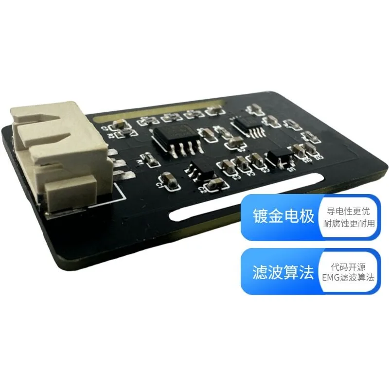 Dry electrode muscle analog signal Arduino EPS32 development