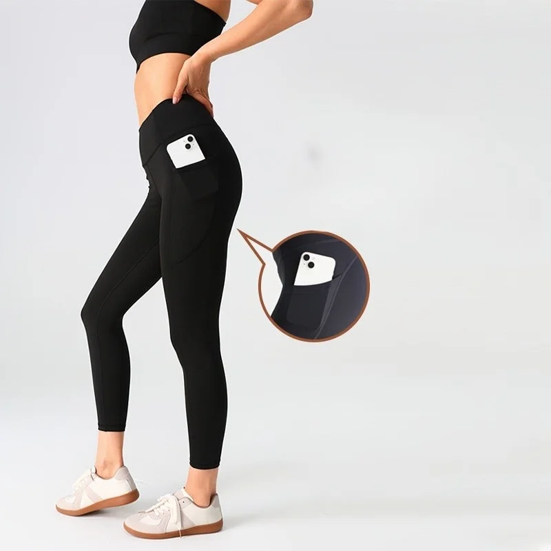 ヨガパンツ 速乾 レディース レッド ピンク JK 肌に優しい 不透明 プレミアムプリント カラー 秋 冬 Vウエスト インビジブル タイトニング イン