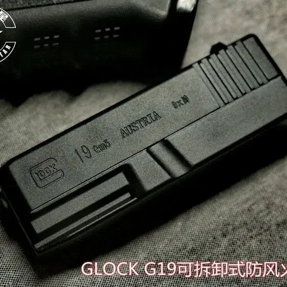 Tactical GLOCK G19 P226 Inflatable Replaceable Windproof Fire Engine Lighter Case IPSC Outdoor Camping Multifunctional Lighter