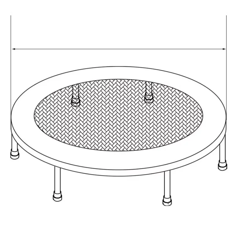 

Wholesale Fitness Kids Exercise 40inch 48inch Stainless Steel Round Foldable Jumping Trampolines