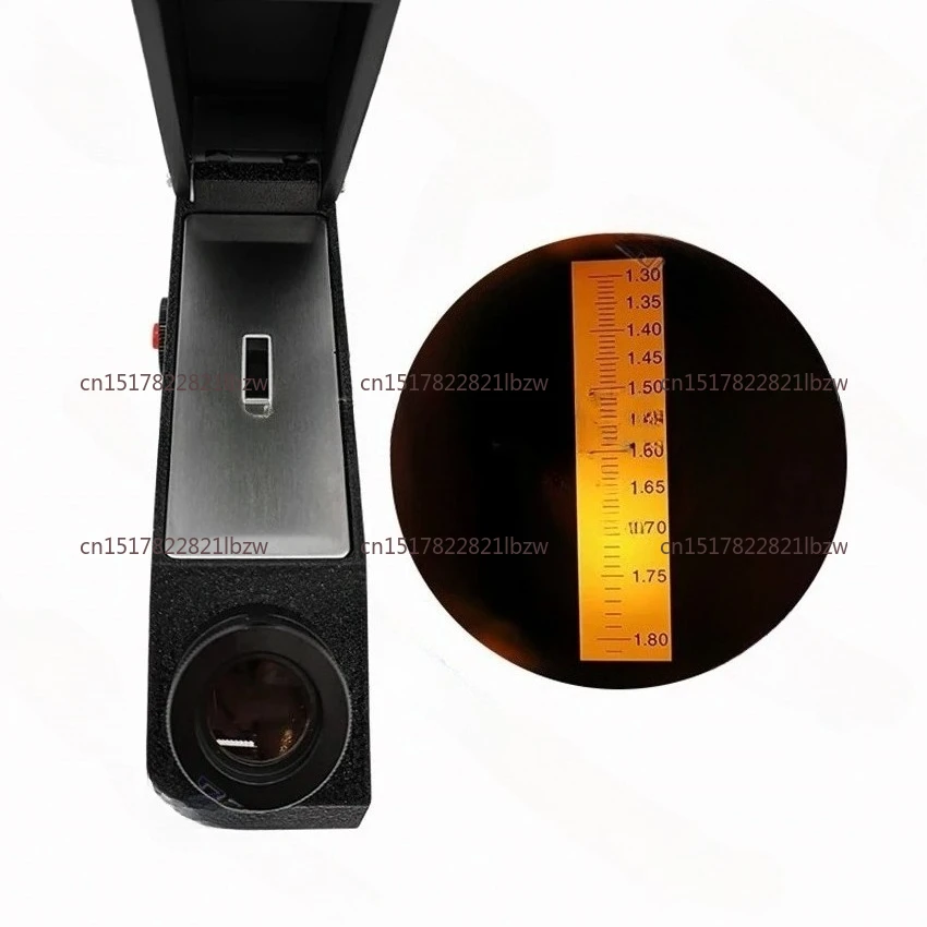 Built-in LED Light Source Digital Gem Refractometer for Jewelry Gemstone ldentification Measure Refractive Index Gems Value 1.81