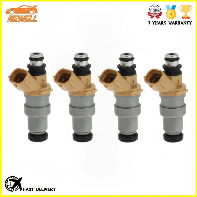 

4pcs 23209-11100 23250-11100 Fuel injector For TOYOTA PASEO 1.5L 2320911100 2325011100 FJ177 84212186 4G1558