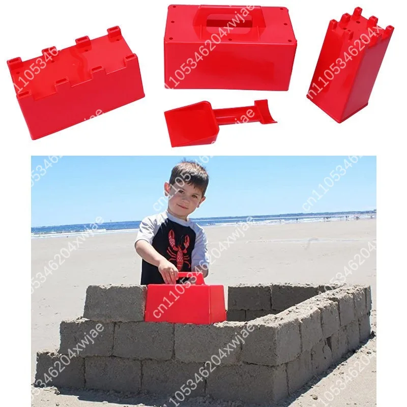 Play with Sand and Snow Brick Models, Snow Brick Castles, Seaside Beaches, Large Square Bricks
