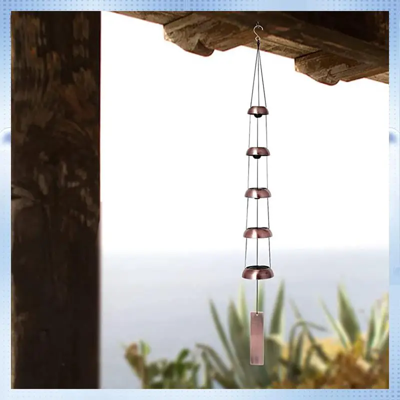 

AD-Temple Wind Bell -Memorial Bell Wind Chime For Unique Gift Feng Shui Wind Chime For Outdoor Decoration In Yard