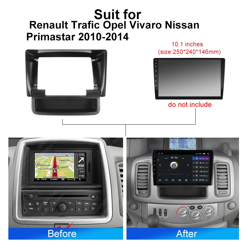 android Car radio frame panel canbus For Renault Trafic 2 Opel Vivaro A For Nissan primastar Wiring Harness Plug Power Cable