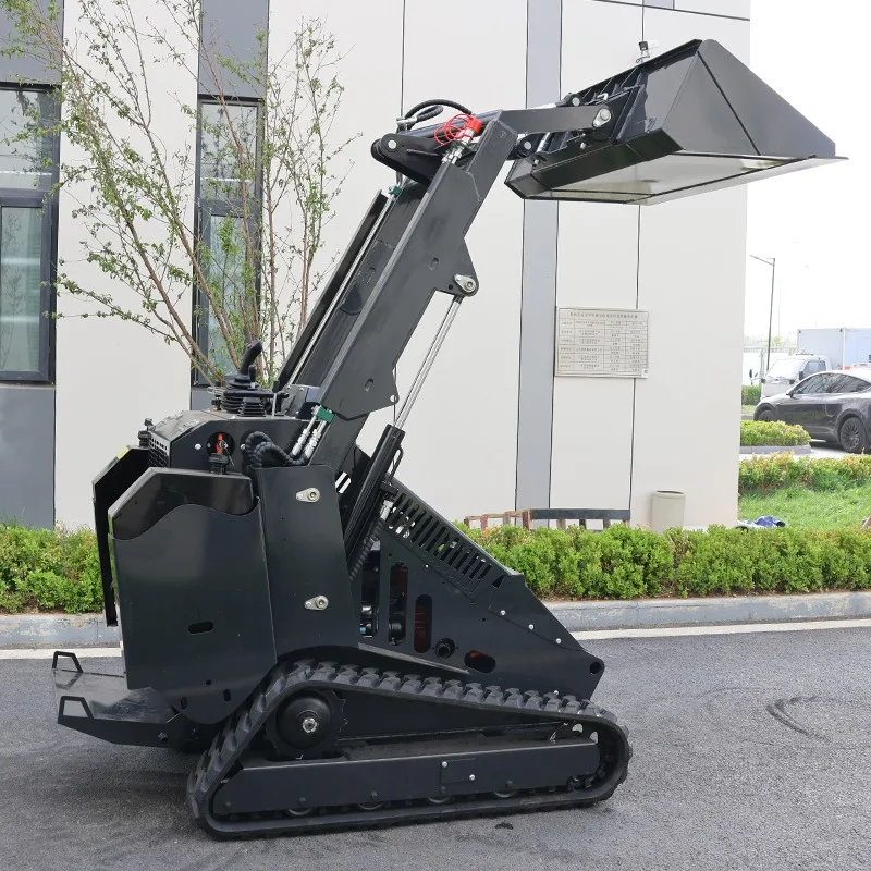 Factory Direct Sales 450KG diesel Dingo Wheel Telescopic Loader Mini Skid Steer with Attachments