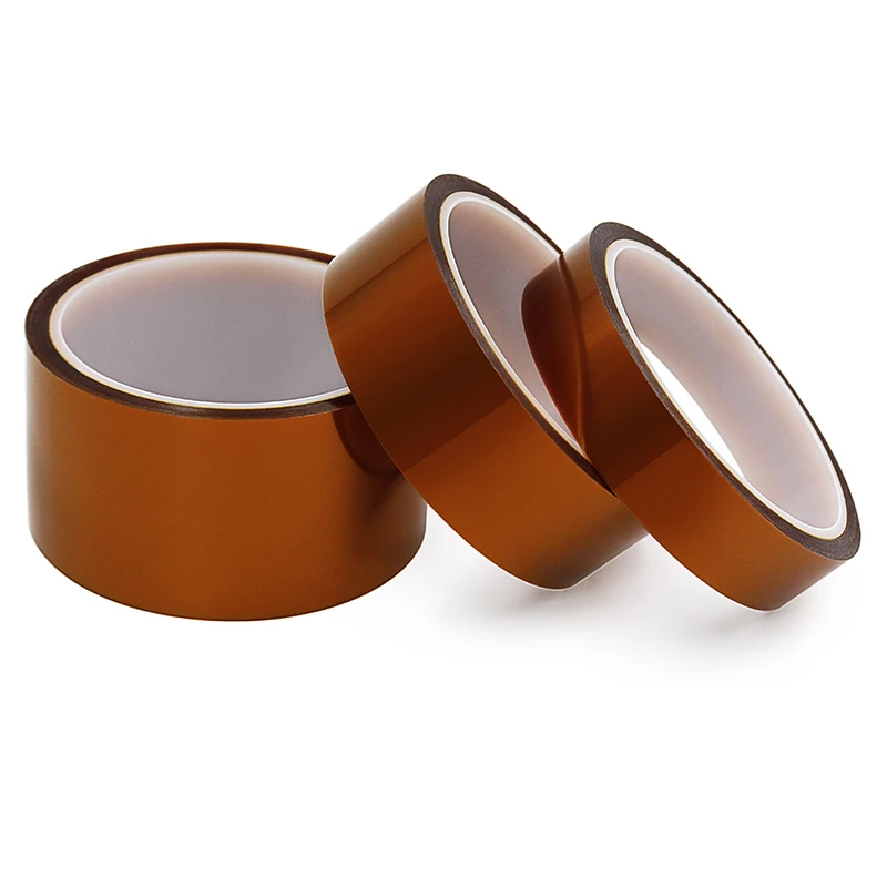 10M/Roll 0.1mm Thickness High Temperature Adhesive Tape Heat Resistant Polyimide Double Sided Kapton Tape