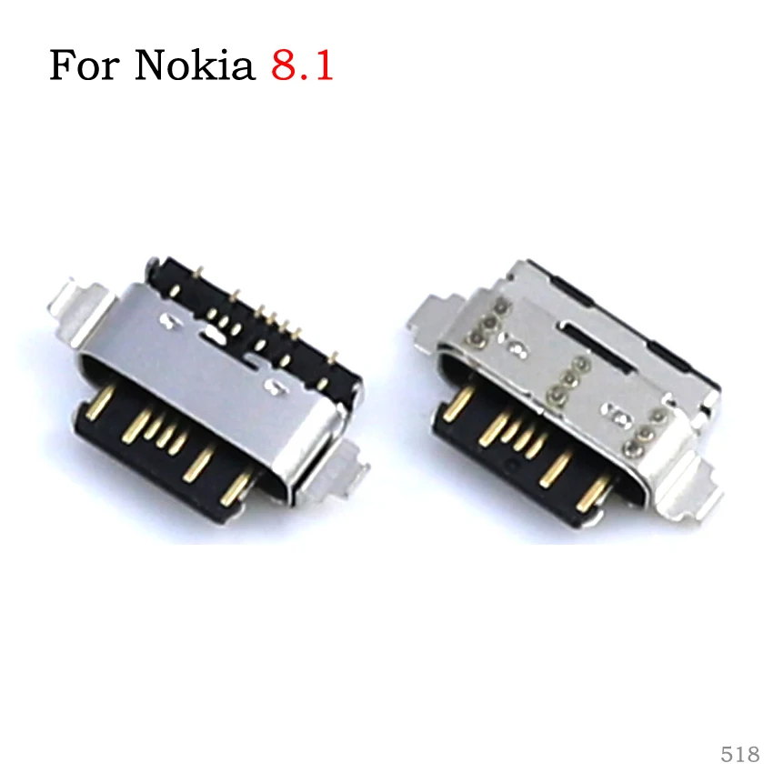 YuXi 1pc For Nokia 5.1 6 6.1 7 7.1 Plus 8 8.1 Type-C Micro USB Charging Dock Charge Socket Port Jack Connector