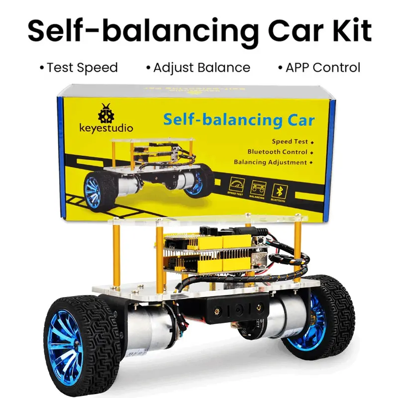 Keyestudio Self Balancing Robot Car Kit For Arduino STEM DIY Electronic Toy Kids Learn Coding Robotics Programming Gift