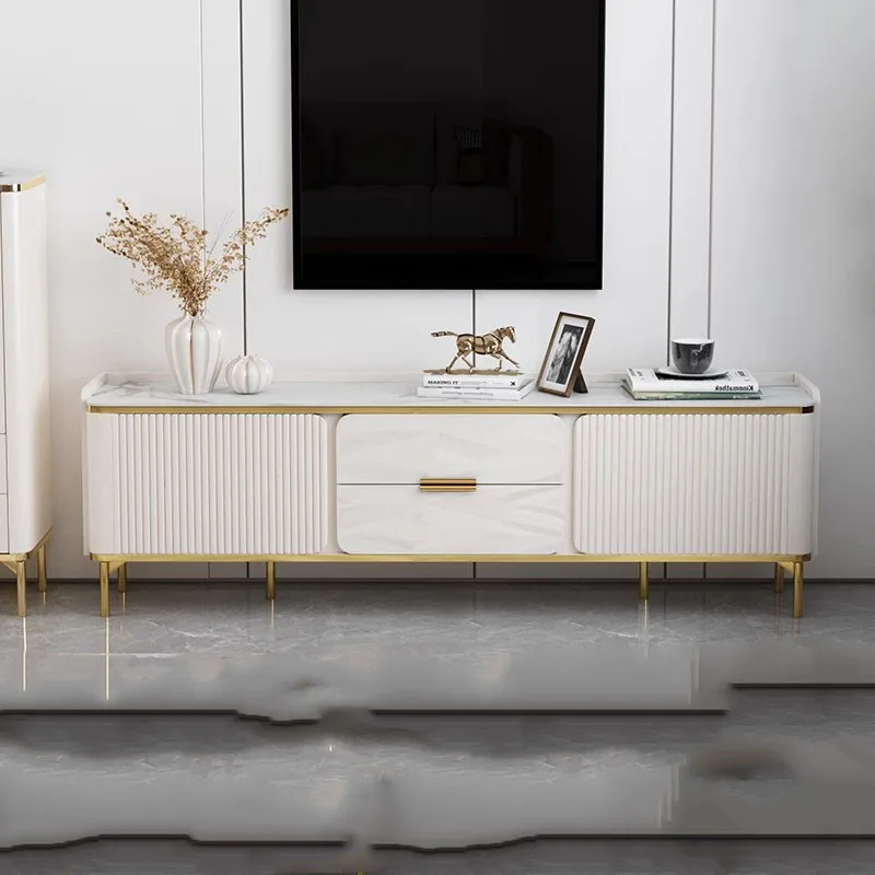 Trendy Minimalist Tv, Stand Unique Storage, Beauty Premium Aesthetic, Nordic Mobiletto Porta, Tv Living Room Furniture