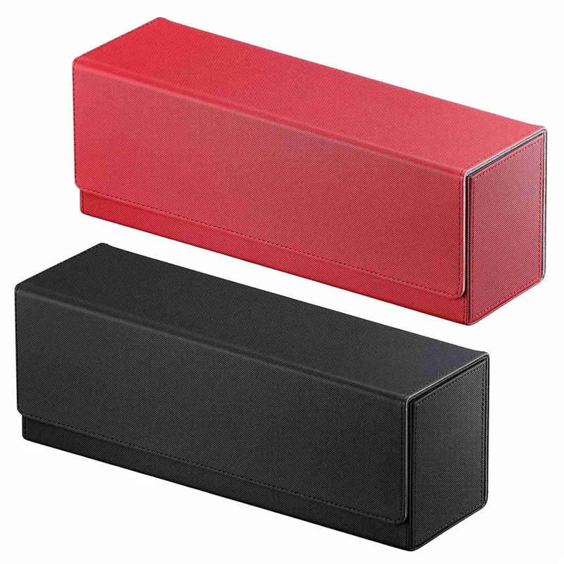 

A45U 2 Pieces Card Toploader Storage, Trading Cards Holding Box For 400+ Cards Top Loader Storage Boxes For Magic Cards