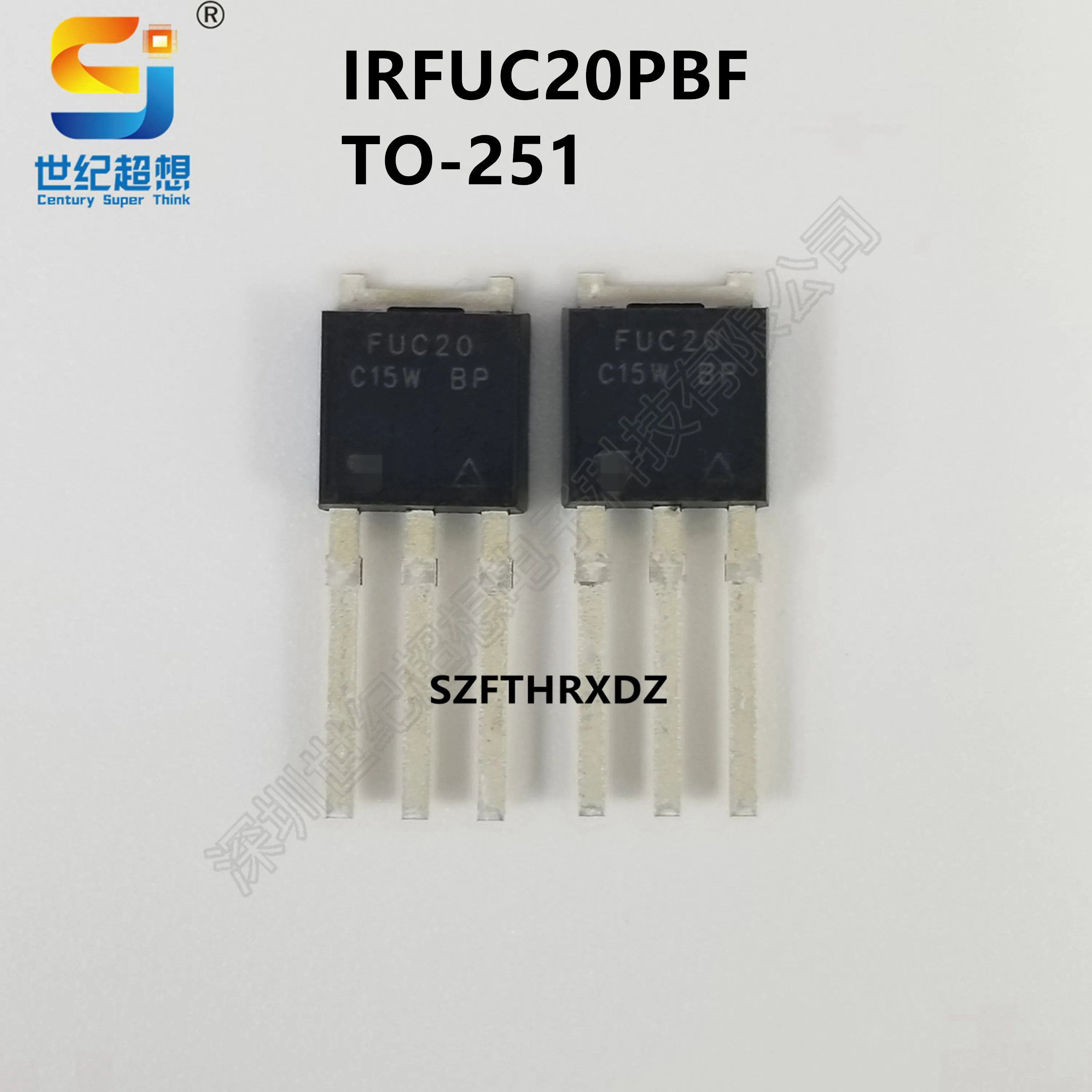 10pcs  100%  New Imported Original  IRFUC20PBF FUC20 600V 2A 42W TO-251 Field-effect transistor