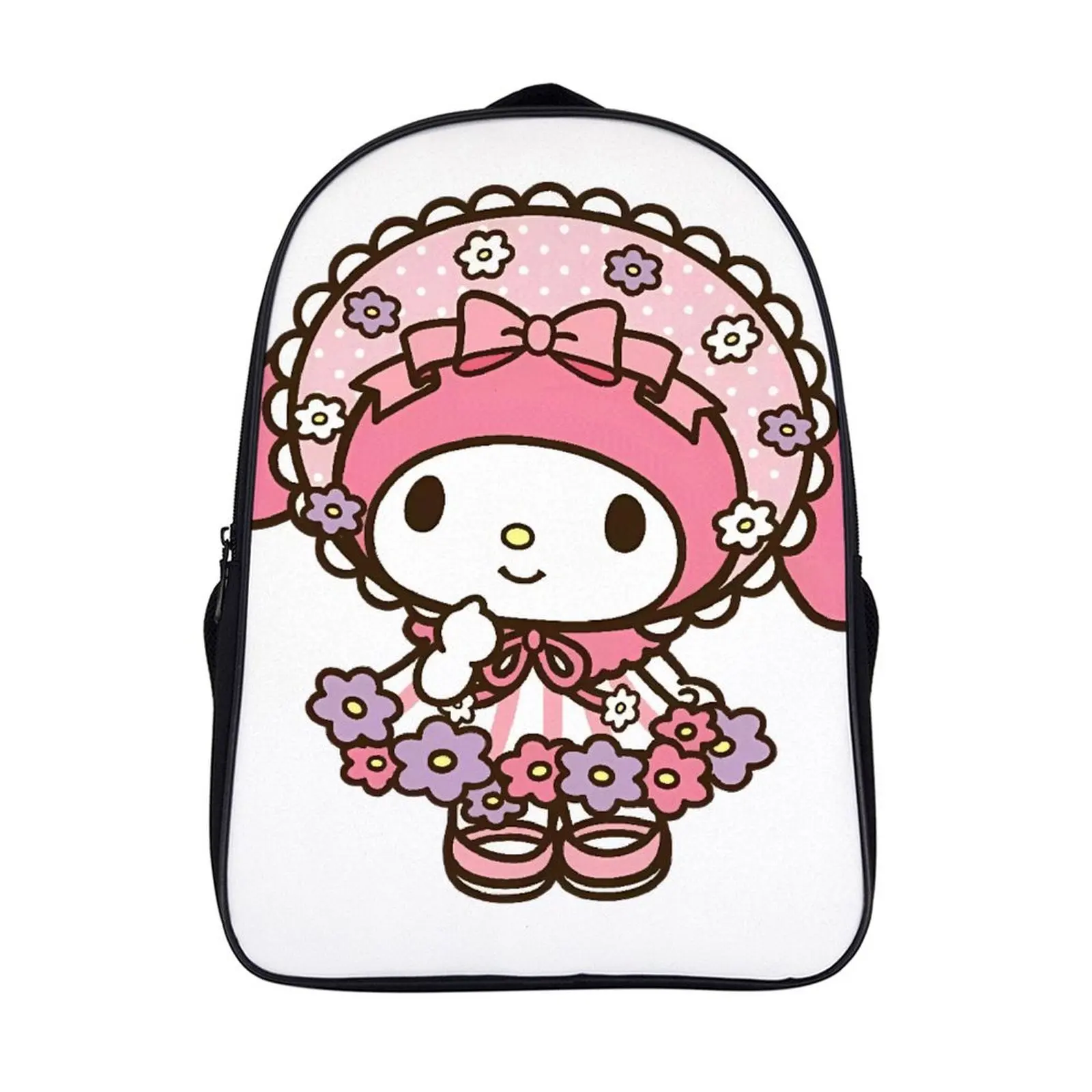 

Cartoon Sanrio Melody Fashion Student's Backpack School Bag 16 Inch 2 Compartment Backpack Student Schoolbag