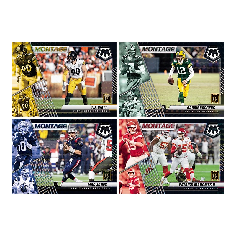 

Panini Rugby Star Card Diy Домашняя Аарон Роджерс Mac Jones Патрик Махамед Tj Ват Коллекционная карта Игрушки Подарок