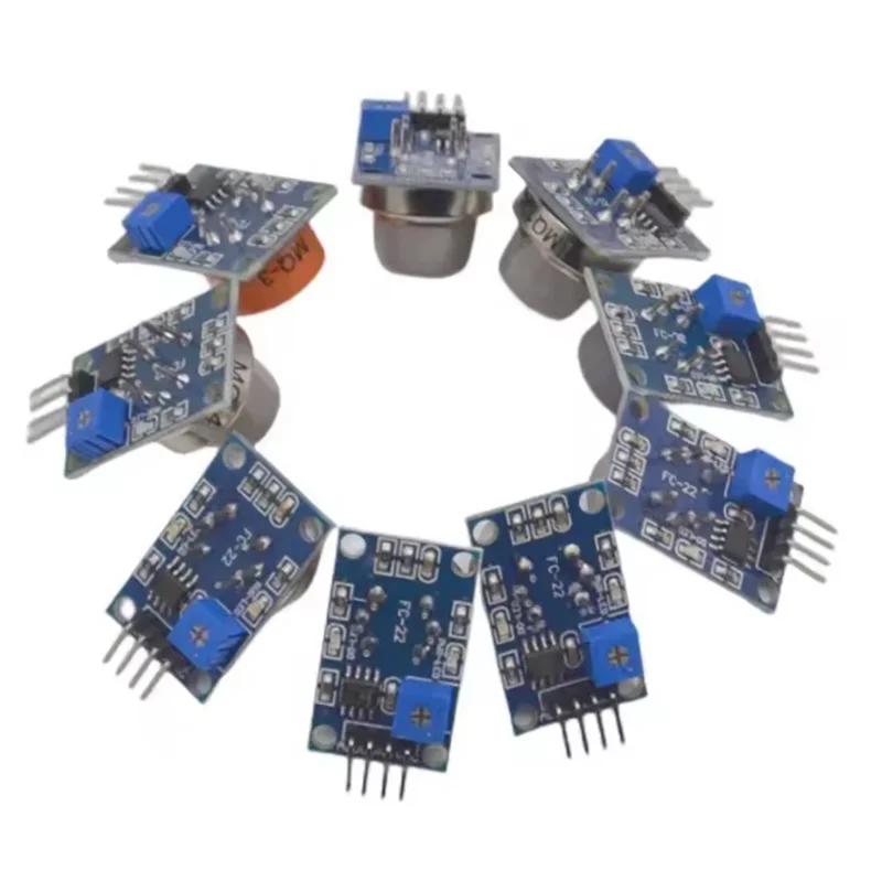 MQ-2 MQ-3 MQ-4 MQ-5 MQ-6 MQ-7 MQ-8 MQ-9 MQ-135 Detection Smoke Methane Liquefied Gas Sensor Module for Arduino Starter