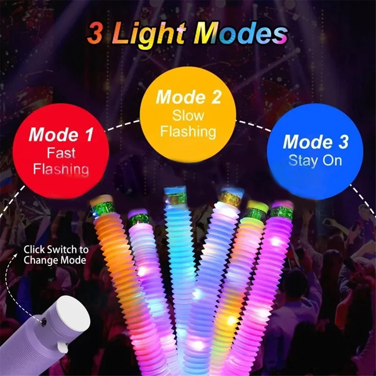 

Modern 12Pcs/Pack Tubes Sensory Toy for Adult Stress Relieve Toys Kids