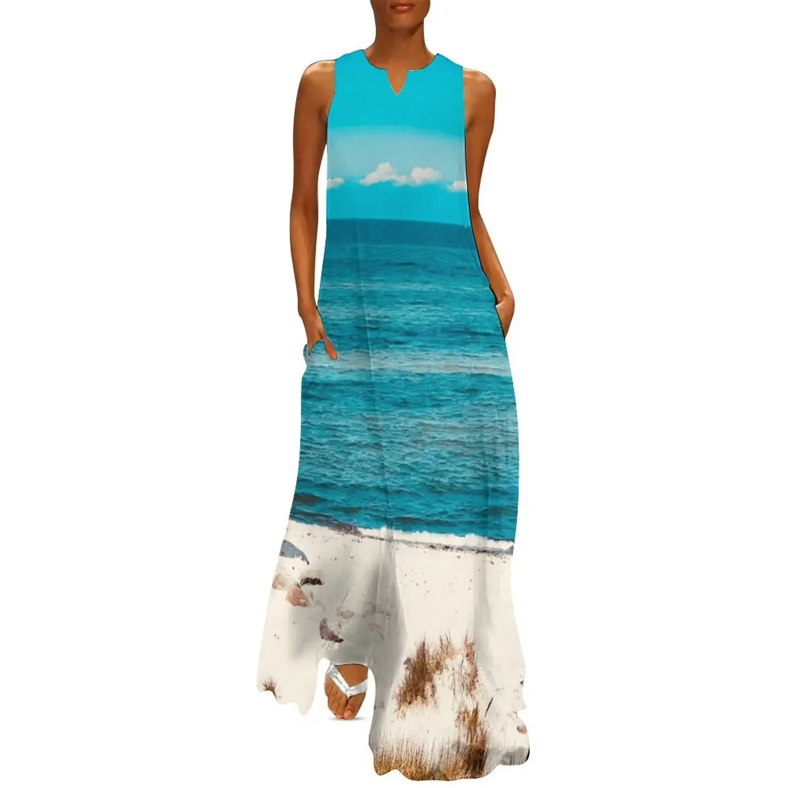 

Heavenly Baltic Sea No. 2 Long Dress Evening gown clothes for woman Dress