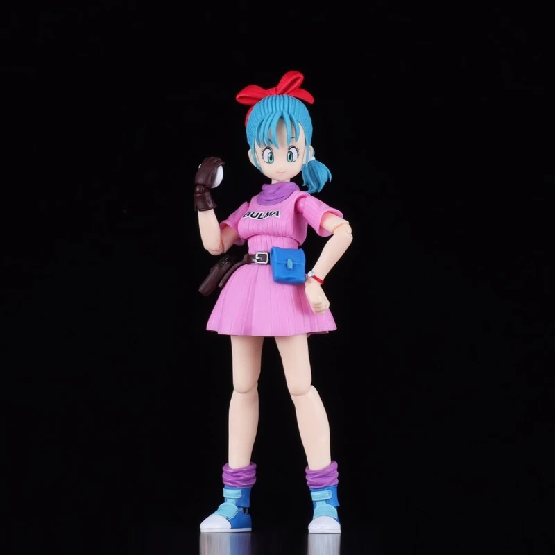 Bandai Original Genuine Anime Dragon Ball Bulma S.H.Figuarts Adventure Begins 13.5cm Collections Model Action Figures Toy Gift