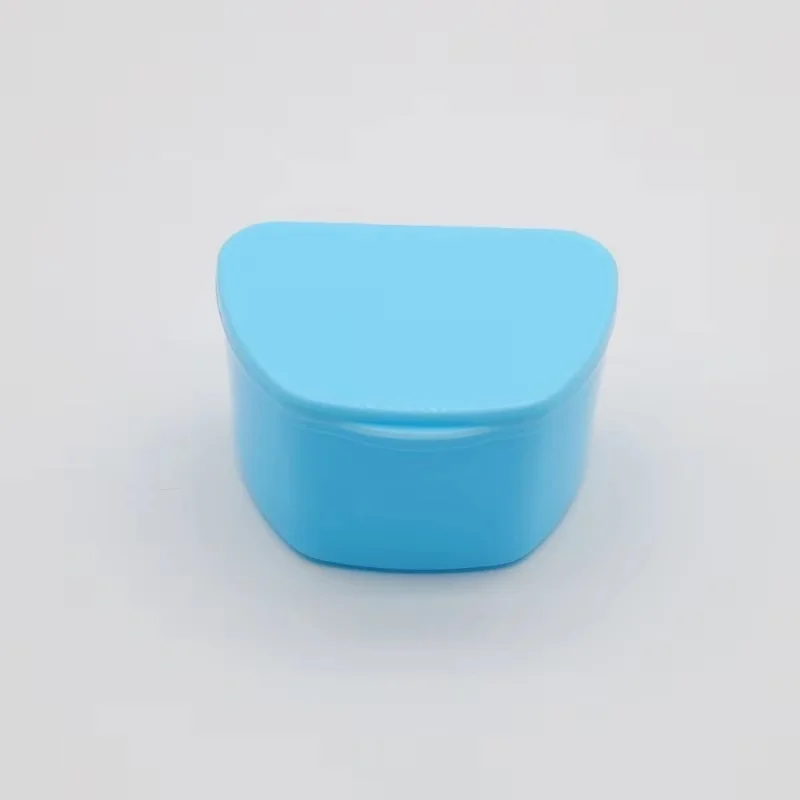 3 PCS Denture Box Orthodontic Braces Box Oral Dental Denture Box Trapezoidal Tooth Storage Holder Box