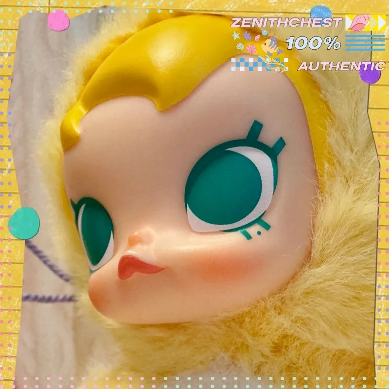 정품 POP MART 베이비 몰리 포켓 프렌즈 시리즈 블라인드 박스 플러시 펜던트 휴대용 장식품 키체인용 완벽한 선물