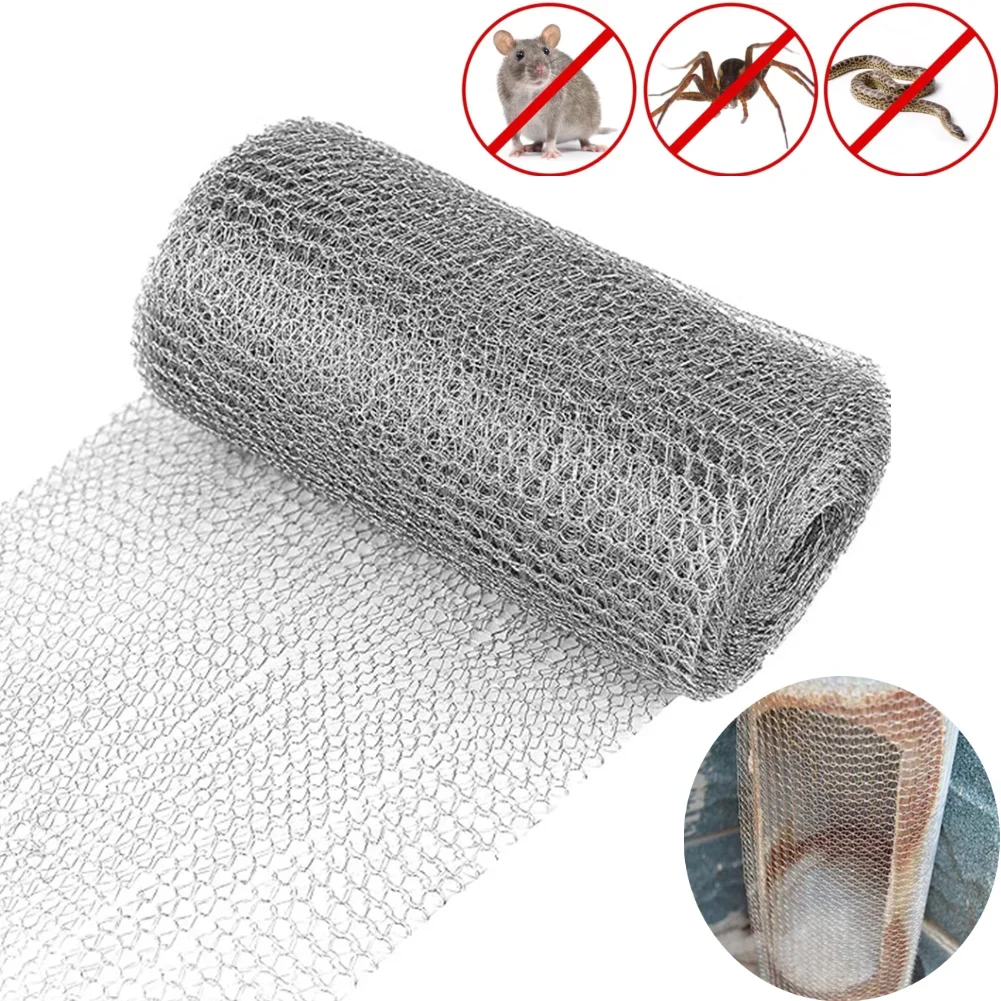 3/6/9/12/15M Metal Mesh Wire Mesh Stainless Steel Rabbit Rodent Pest Protection Insect Screen Filter Mesh for Hole Filler