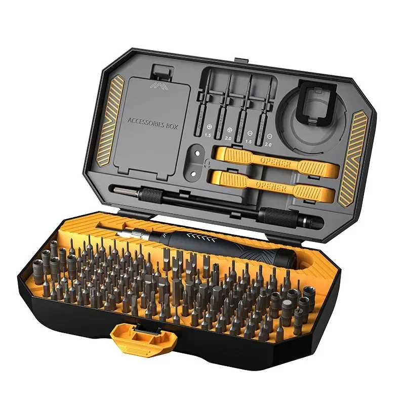 145 in 1 Precision Magnetic Screwdriver Set Hex Phillips Screw Driver CR-V Bit for Tablet Laptop Mobile Phone Repair Tool