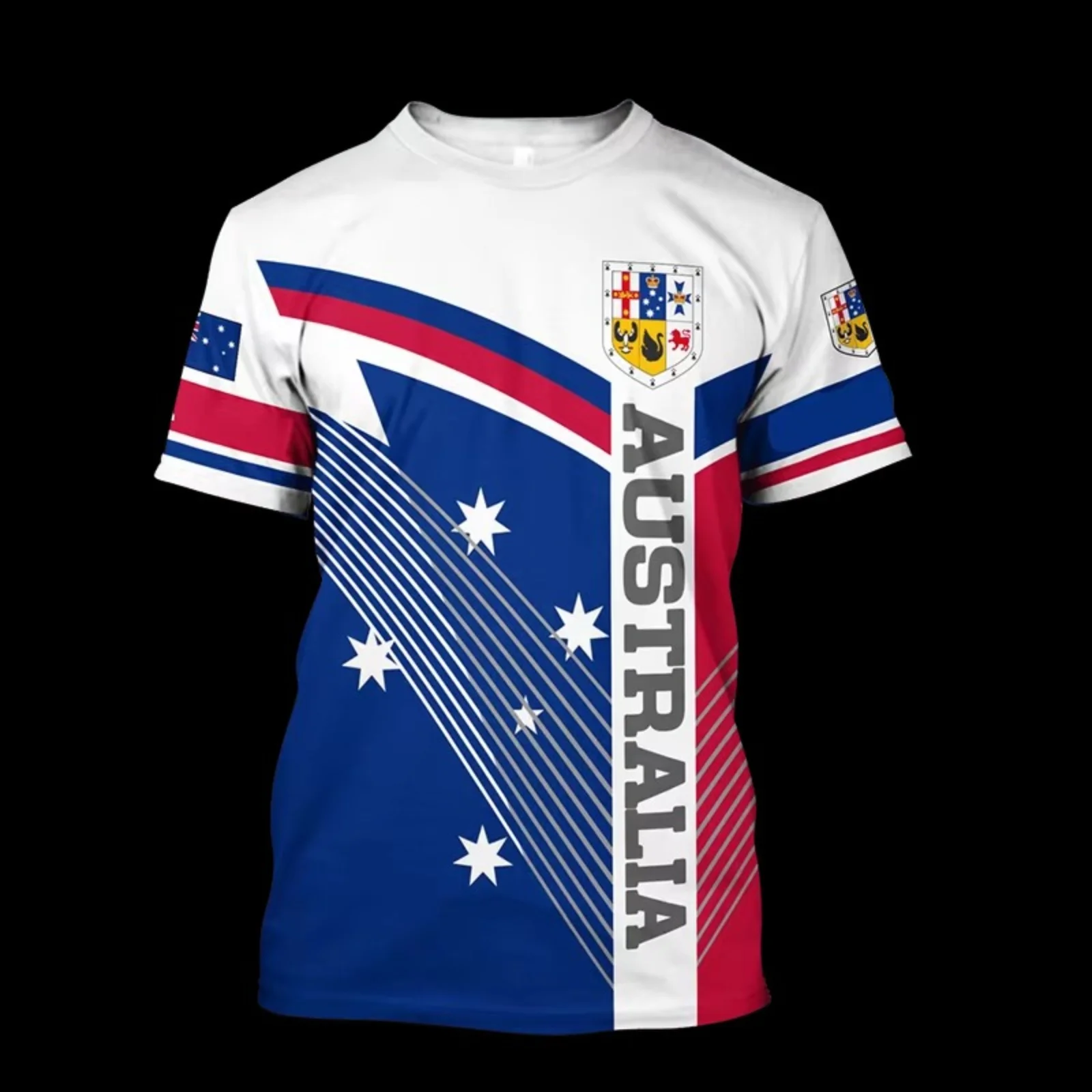 Australia Flag T-Shirts Men's T-shirt Camouflage Print Sweatshirt Summer O-neck koala Jersey Fashion Short Sleeve Clothing Tops