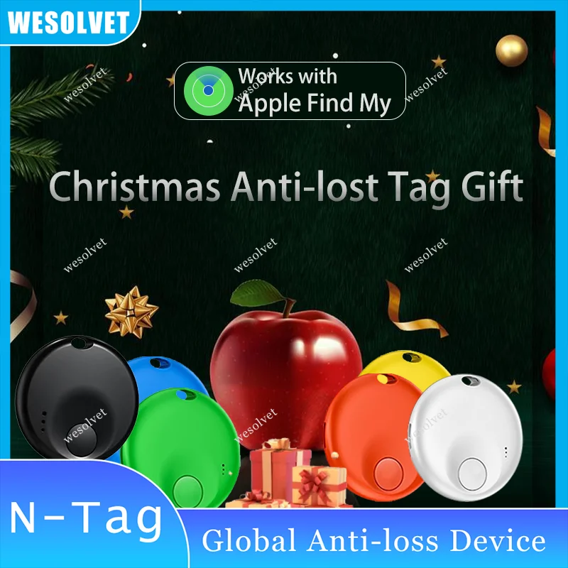 

Smart Positioning Label Airtags Christmas Gift Style Tracking Tag Wallet For Apple Find My Wireless Anti-lost Items