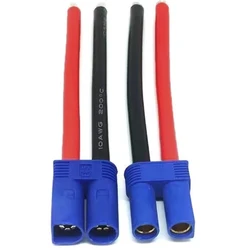 EC5 10AWG Silicone Cable EC5 Male Plug/Female Jack Pigtail Wire Connector for RC Battery Toys Pigtail Wire Length 10cm 30cm 50cm