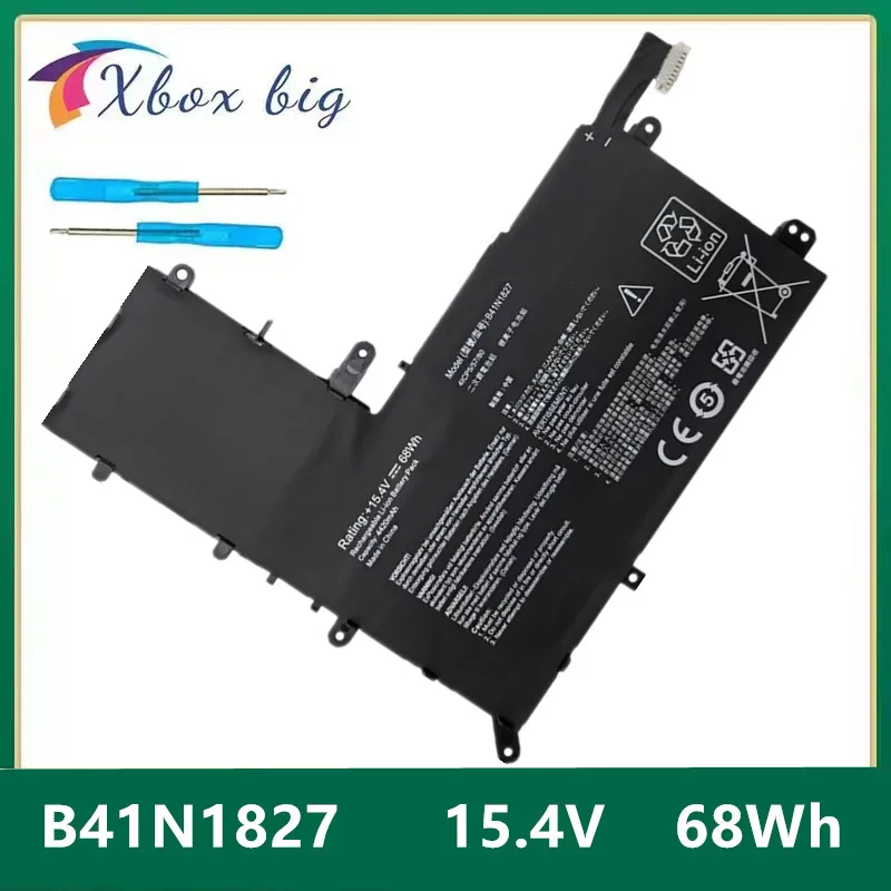 Nueva batería para ordenador portátil de 15,36 V, 56WH, B41N1827, para Asus ZenBook Flip 15 UM562 UX562 UX562F UX562FA