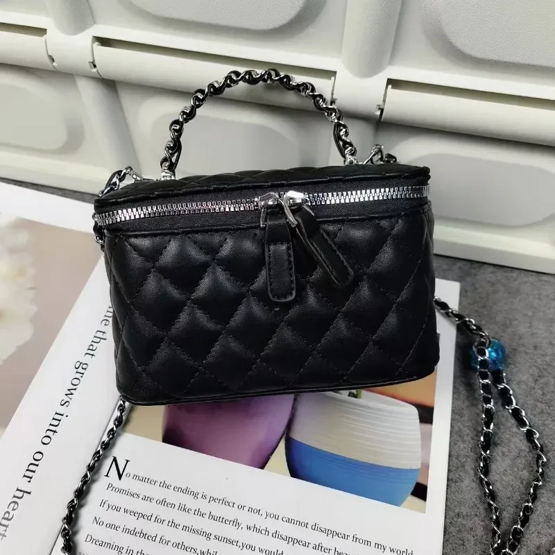 

Современная женская сумка через плечо с геометрическим узором, модный однотонный дизайн, легкий прочный нейлон для ежедневного использования