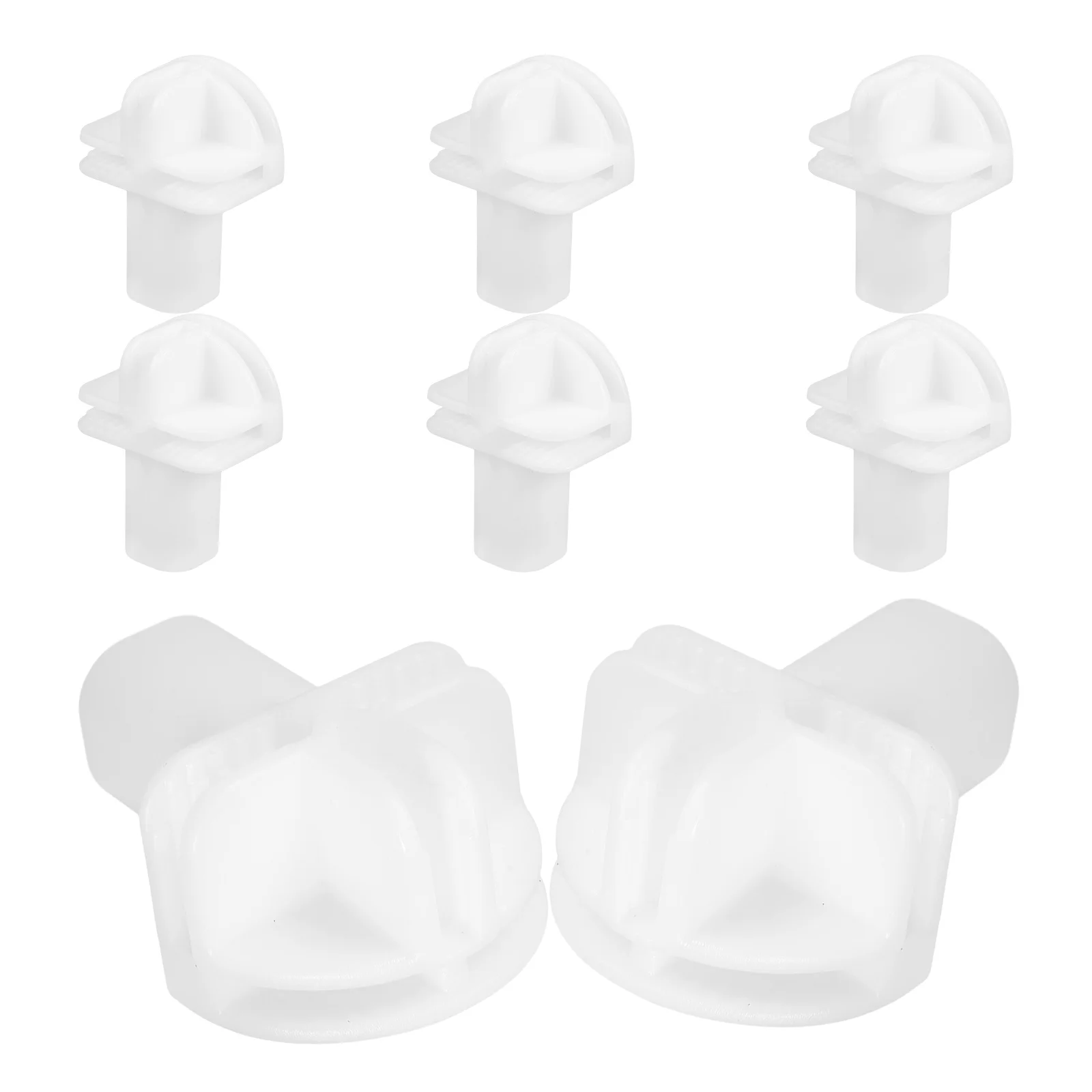 

8pcs Closet Connectors Plastic Shelving Buckle Modular Fence Wire Grid Storage Cube ganizer Resin Accessories