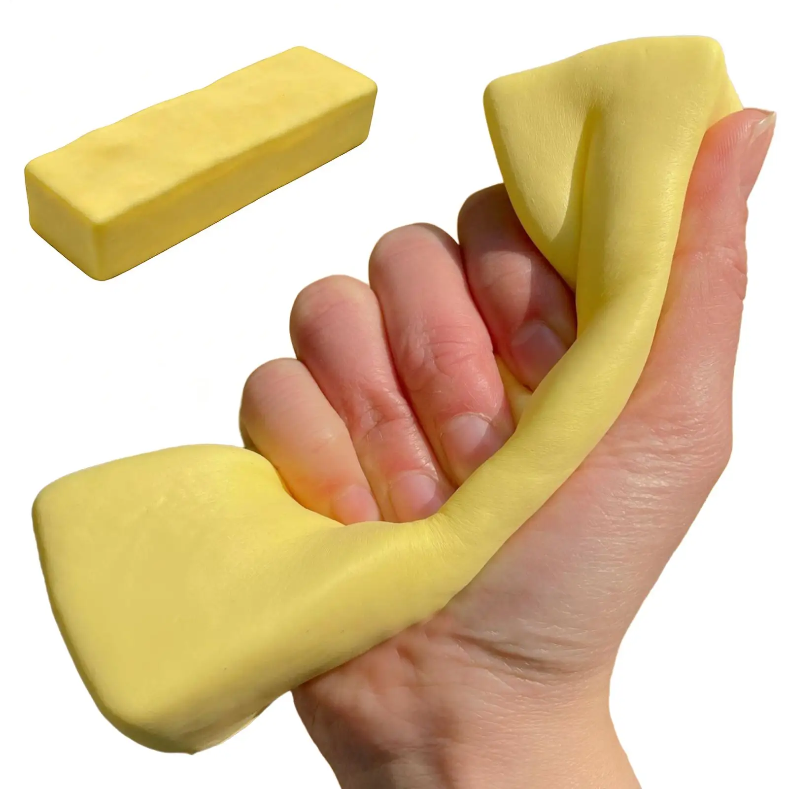 

Butter Squeeze Toy 200g Slow Rising Realistic Soft Party Favor Adults Squeeze Food Fidget Toy for Schoolbag Pocket Travel