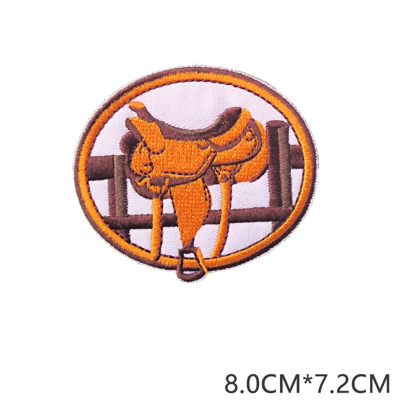 Emblem Clothing Accessories Badge Sticker Embroidered Embroidery Sticker Iron-on Patches