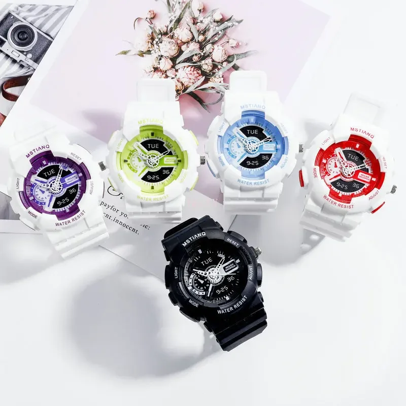 

New Luxury Fashion Electronic Watch For Women Mens Time Luminous Watches Students Sport Wristwatches Waterproof Top Watches