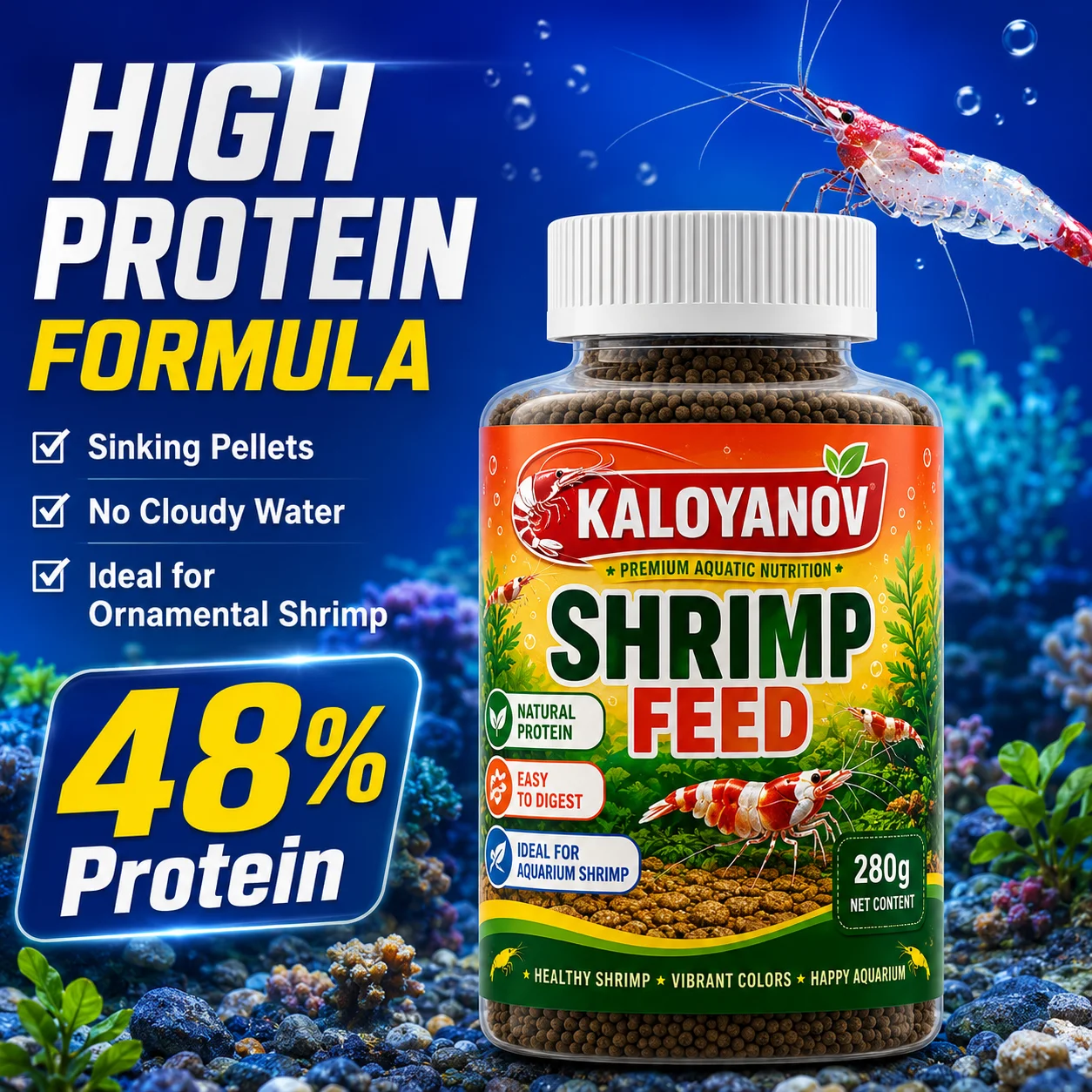 280g Aquarium Shrimp Feed Natu - Aquarium Fish Food review and price