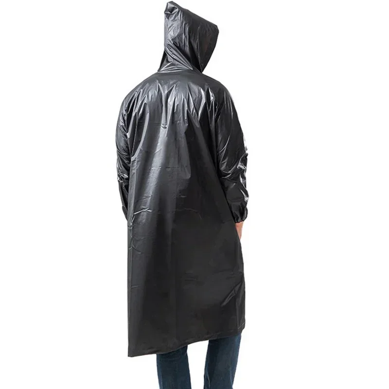 Impermeabile monouso Cappotto antipioggia impermeabile per adulti Escursionismo Campeggio Poncho Cappuccio impermeabile Abbigliamento antipioggia da