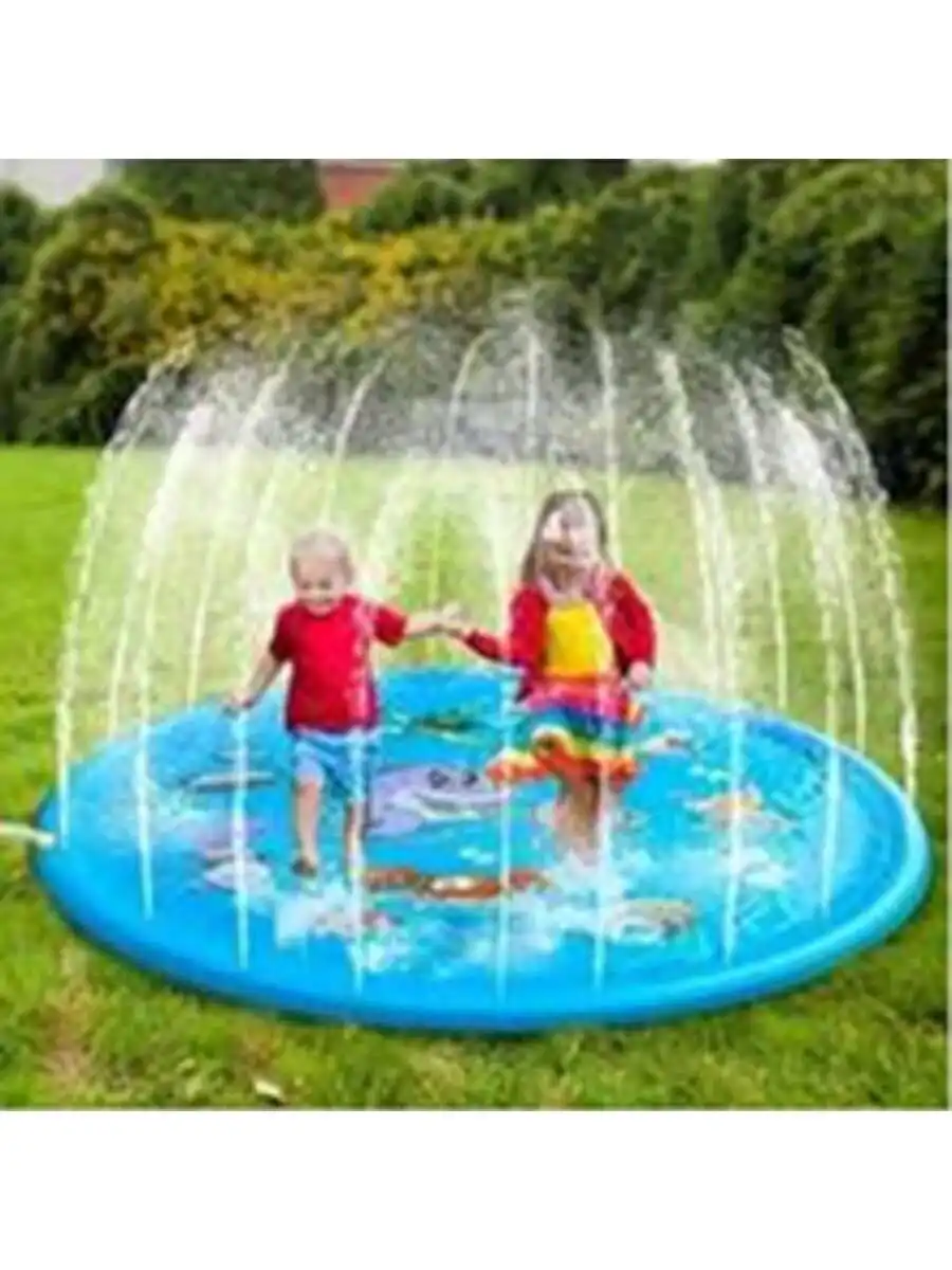Summer Outdoor Water Play Toy Dolphin Spray Mat Circular Spray Mat