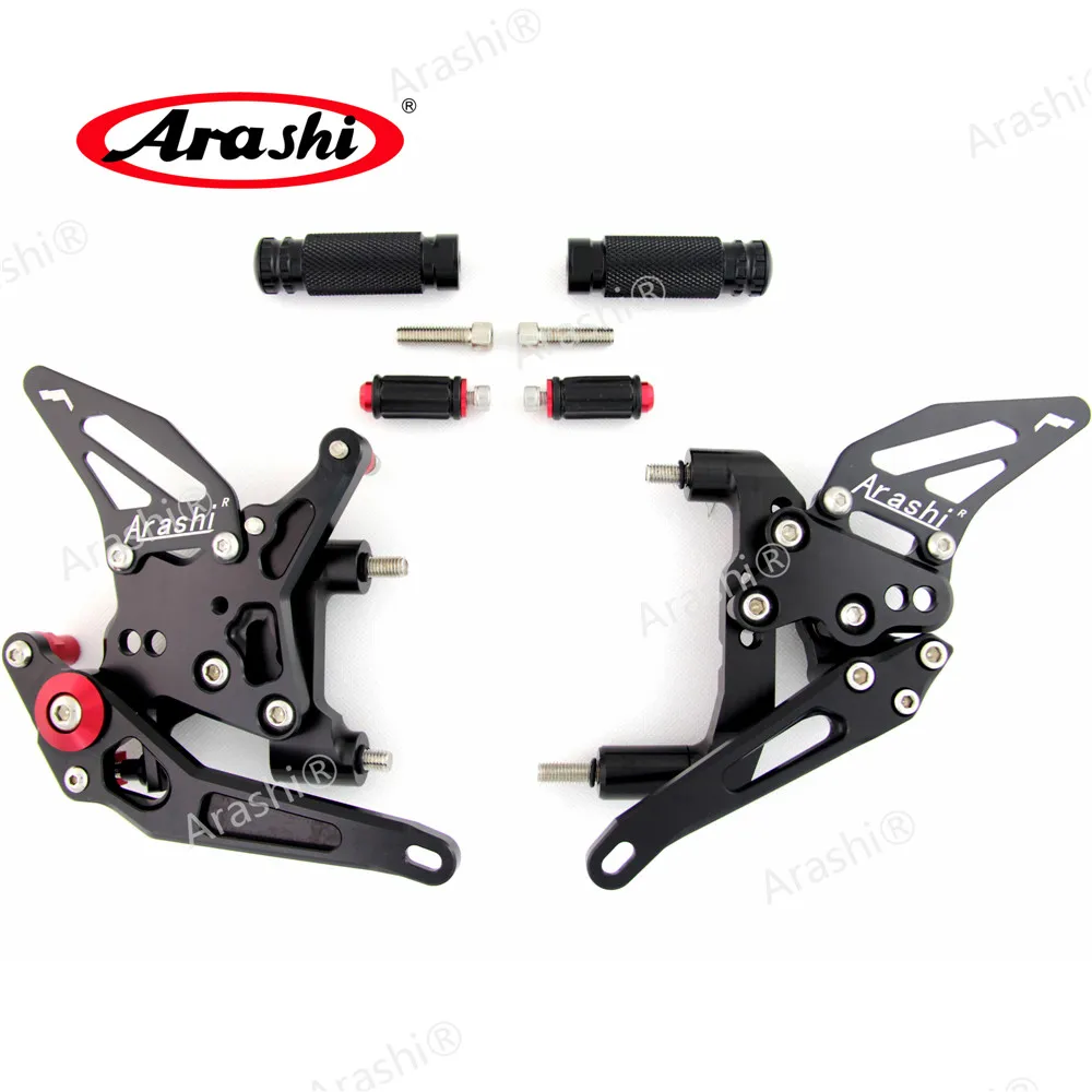 For DUCATI 1299 1299R 1299S Panigale 2015-2018 ARASHI Motorcycle CNC Adjustable Rearset FootRest Footpeg 899 Panigale 2014-2015