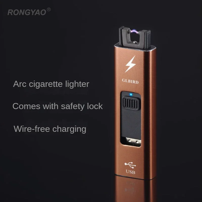 

G11 Sliding Single Arc Windproof USB Charging Lighter With Built-in Charging Interface, Portable Ultra-thin Outdoor Igniter