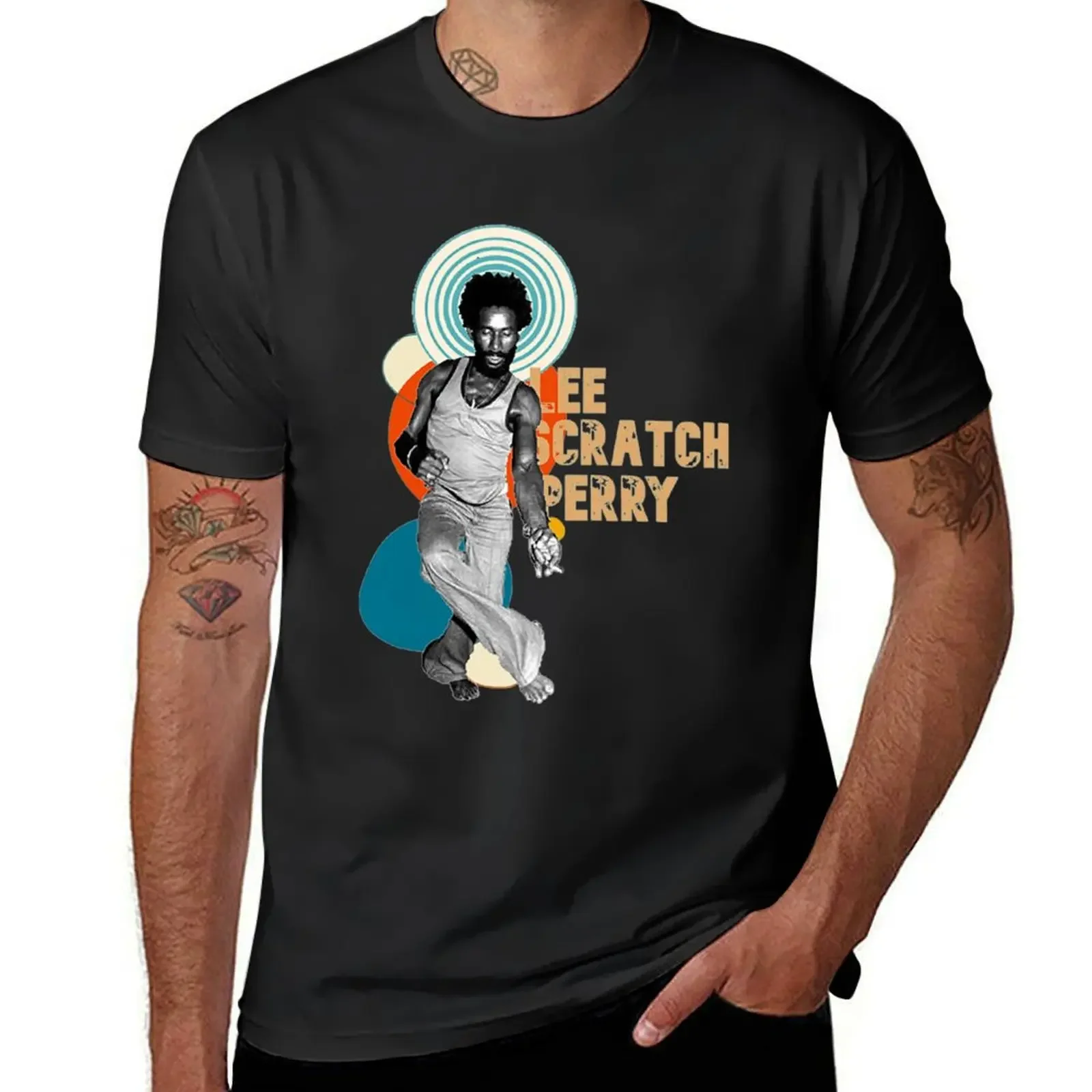 

Lee Scratch Perry T-Shirt fashion shirts blue archive tshirts for men