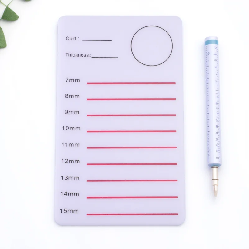 

Eyelash Extension Pallet Acrylic Holder Clear Number Lightweight Durable Easy Clean For Home Salon Use Lash Extension Tray