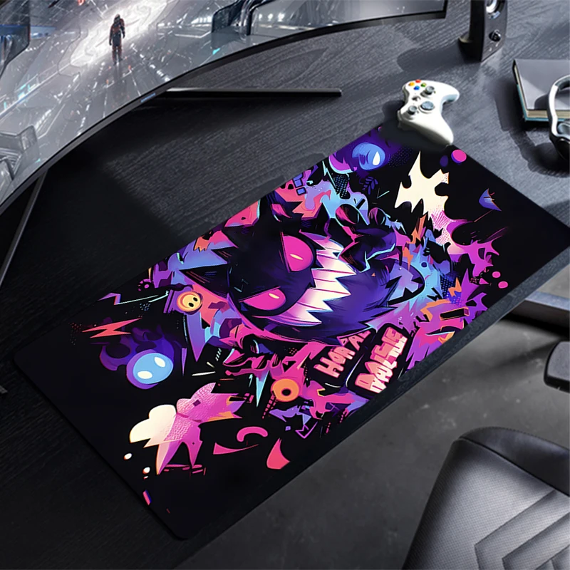 

Mouse Pad G-Gengar Non-Slip Rubber Edge locking mousepads Game play mats notebook computer P-Pokémon Home Decor handsome