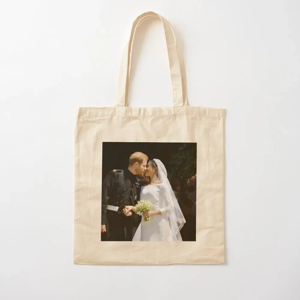 

Wedding of Prince Harry and Meghan Markle Tote Bag great bag Reusable bags large tote bag Canvas for women