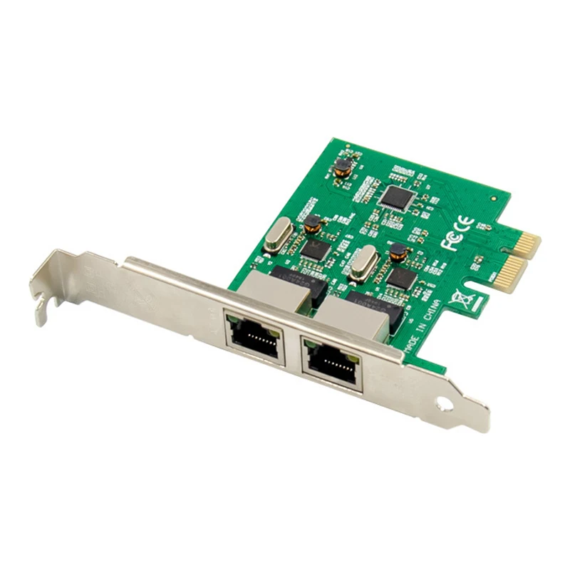 PCI-E Gigabit Ethernet Electrical Network Card PCIe 1000M Dual-Port Desktop Network Card RTL8111F