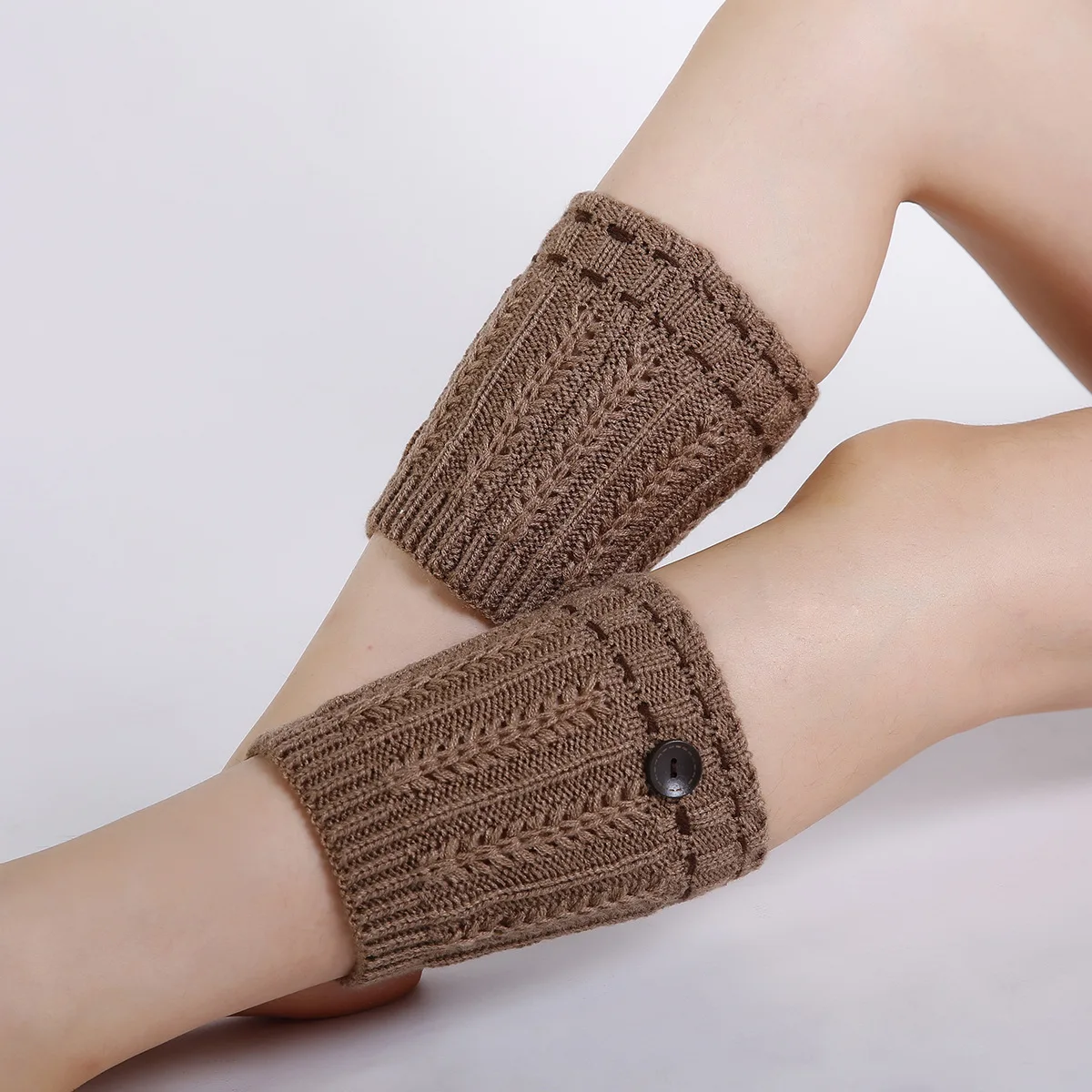 Ladies Wool Warm High-heel Boot Cuffs Knee Cover Sleeves For Girls Women's Knitted Leg Warmers Winter Legwarmer Anklet 3pair/lot